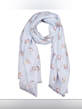 NWT Wrendale Designs Scarf featuring a charming animal print